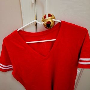 NWT Boxercraft red misses t-shirt in size L.